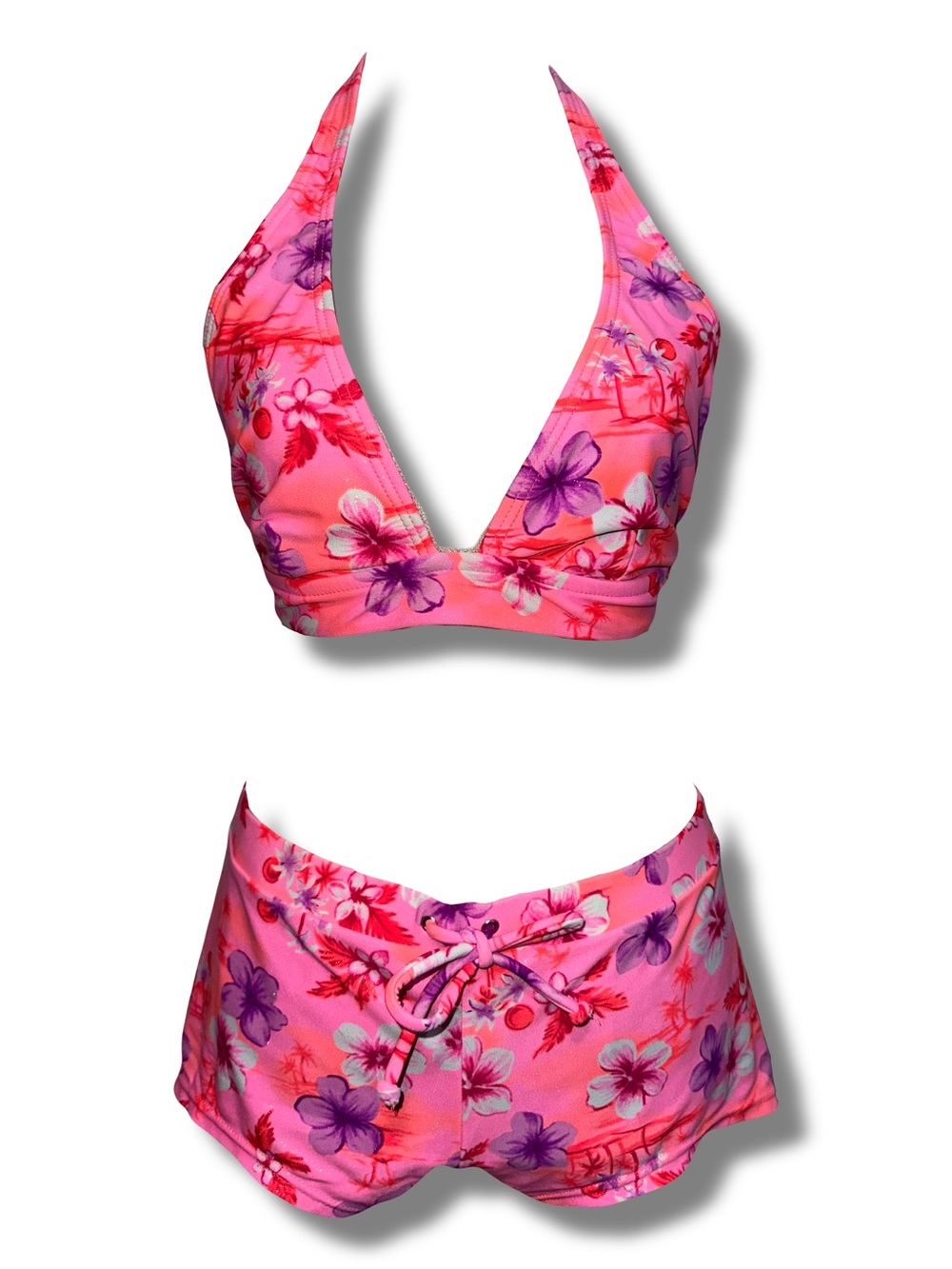 Vtg Y2K Malibu Dream Girl Bikini Set